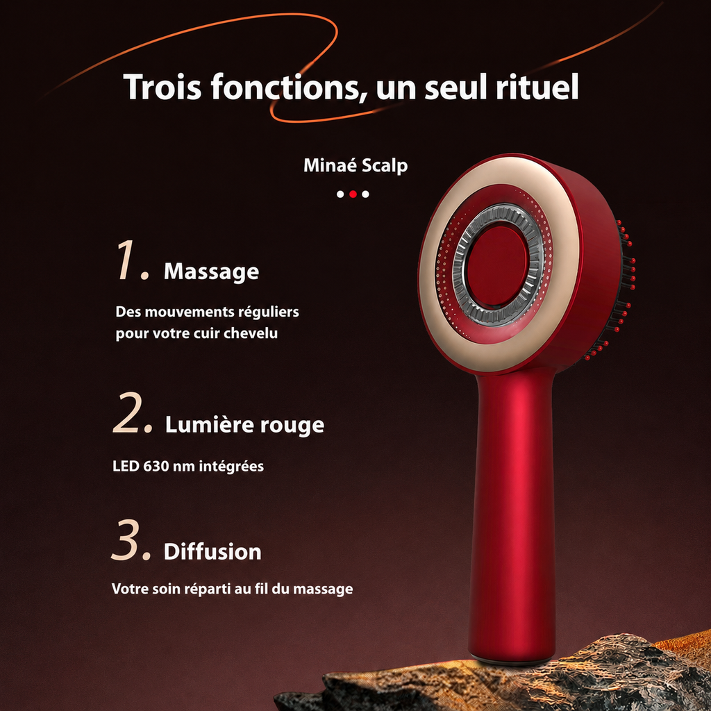 Minaé Scalp – Rituel 3-en-1 pour le cuir chevelu