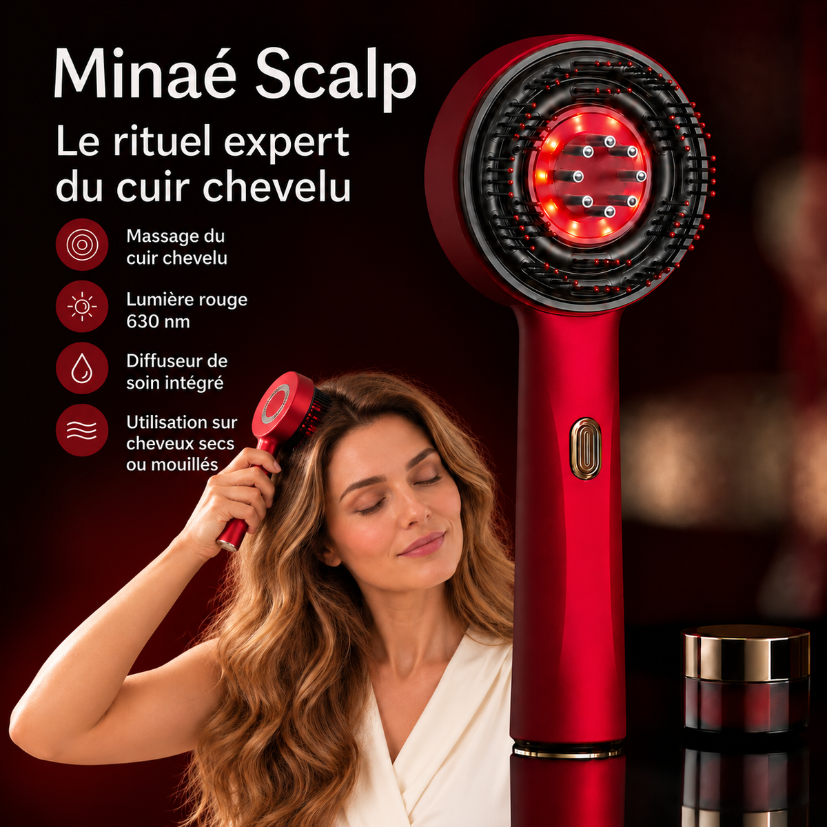 Minaé Scalp – Rituel 3-en-1 pour le cuir chevelu